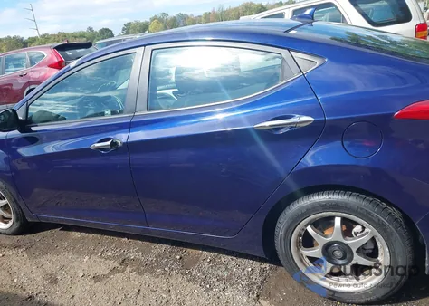 2012 Hyundai Elantra Gls from USA, damaged, VIN 5NPDH4AE2CH072661